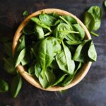 bowl of spinach (palak)